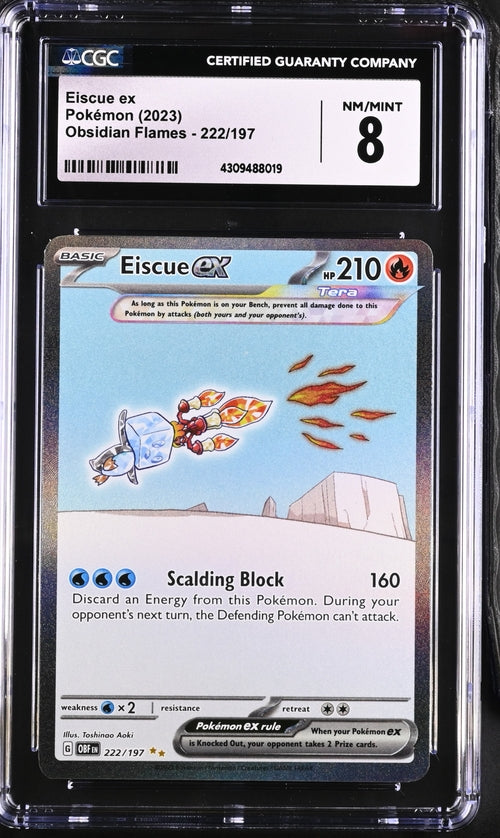 Pokémon Eiscue ex - CGC 8 - 4309488019