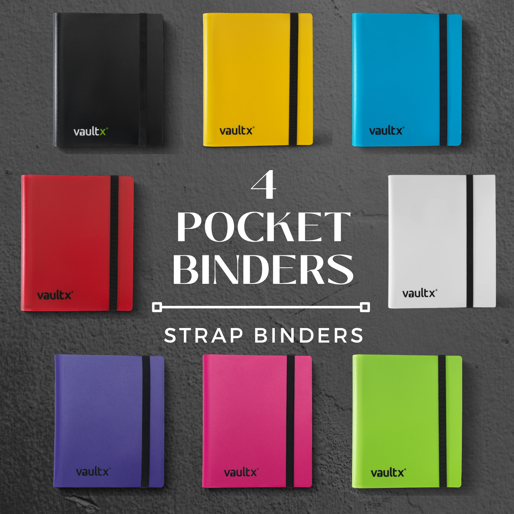 Vault X Strap Binder 4-Pocket Trading Card Binder | Trade Shop Vault X Strap Binder 4-Pocket Trading Card Binder | Trade Shop