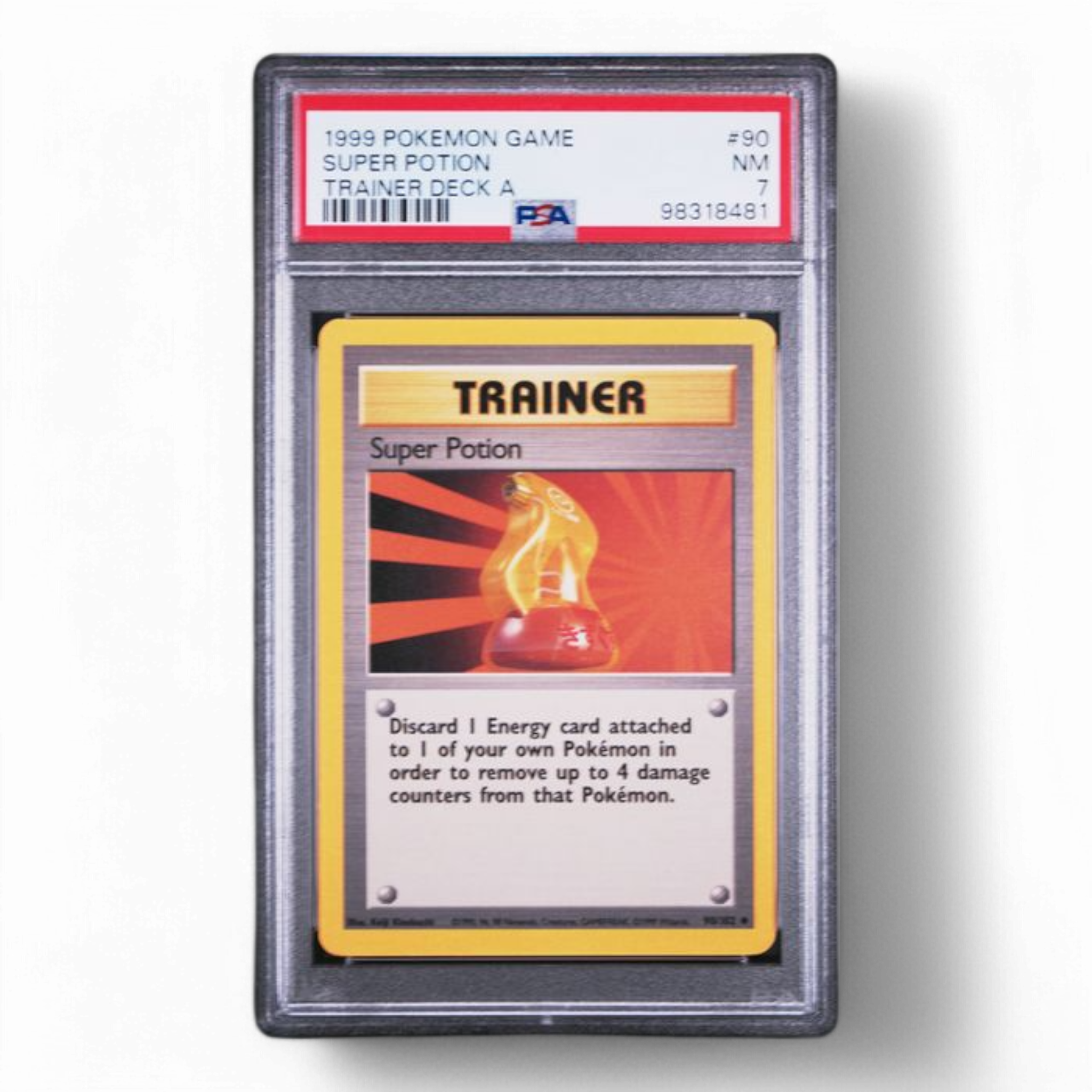 Super Potion 90/102 Trainer Deck A - PSA 7