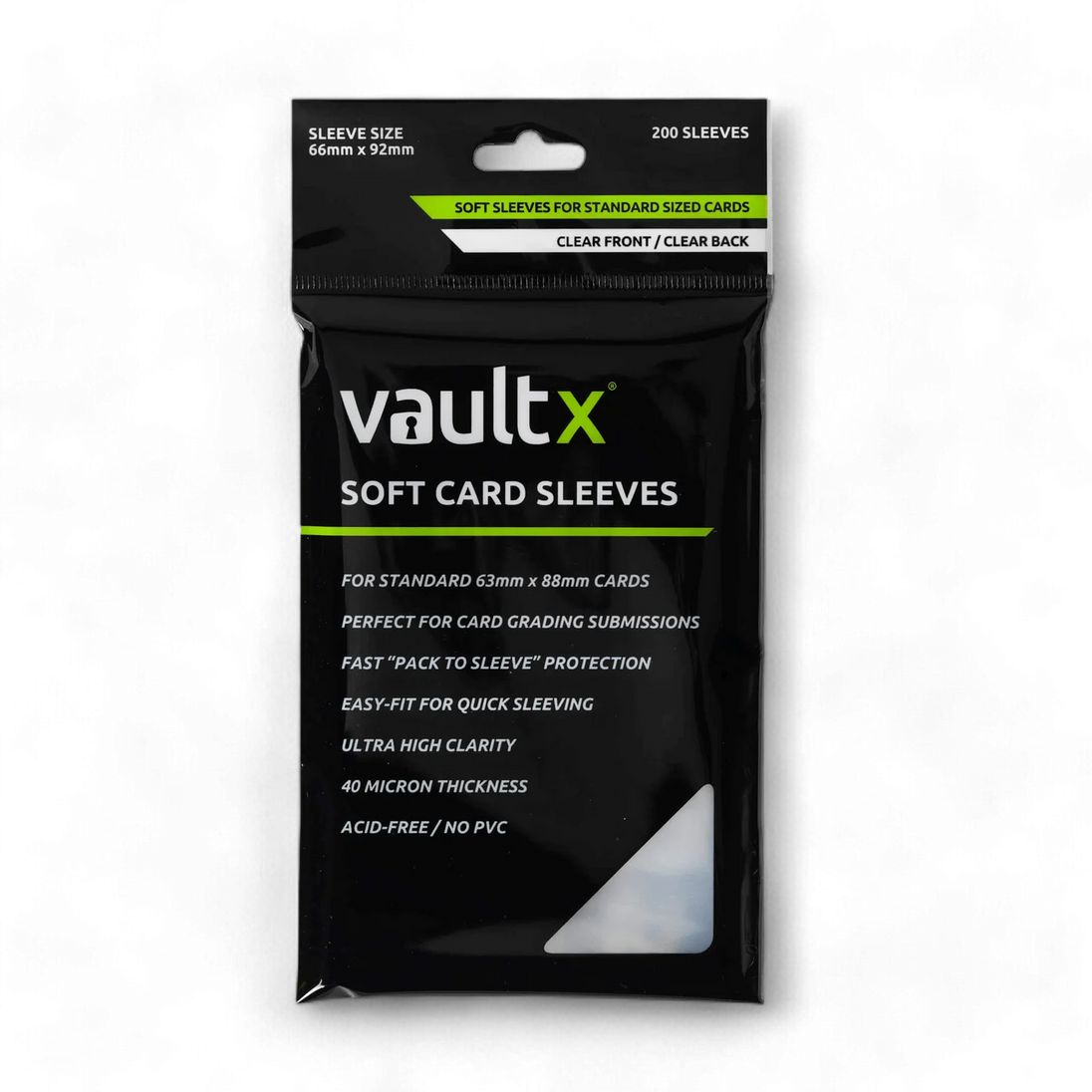 soft sleeves trading cards Vault X Soft Card Sleeves (200 ct) – Penny Sleeves