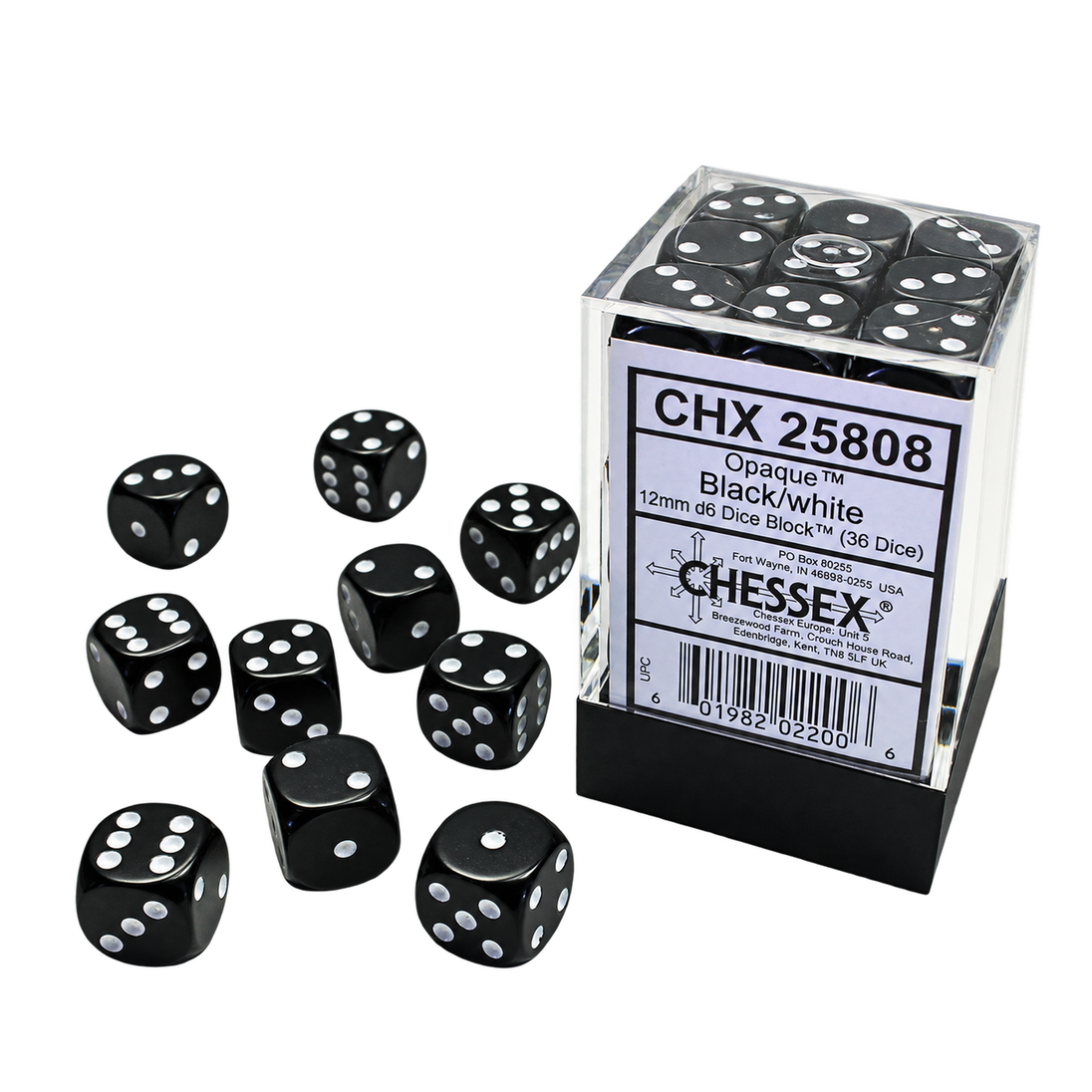 CHX25808 Opaque: Black/White