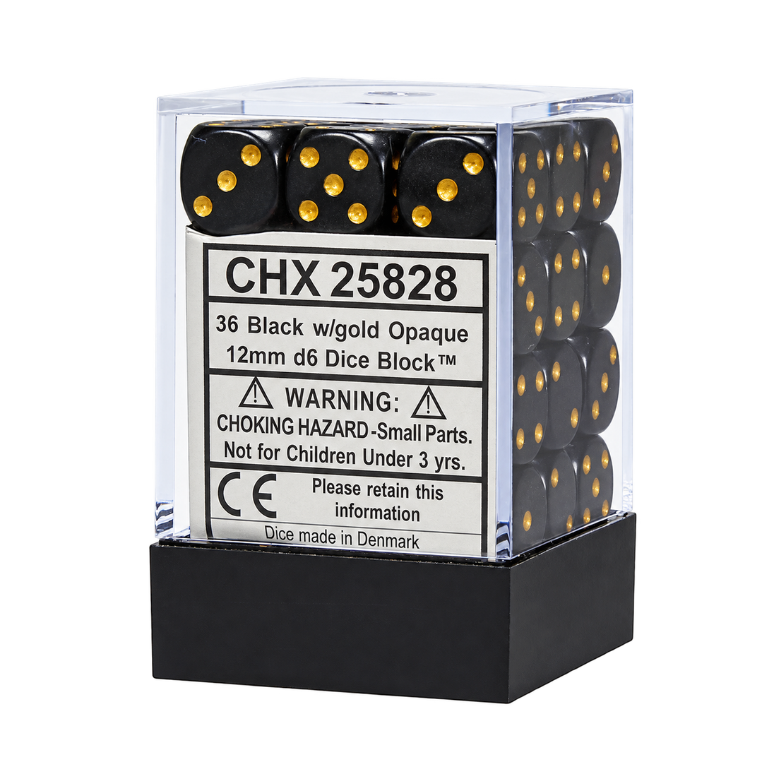 CHX25828 Opaque: Black/Gold