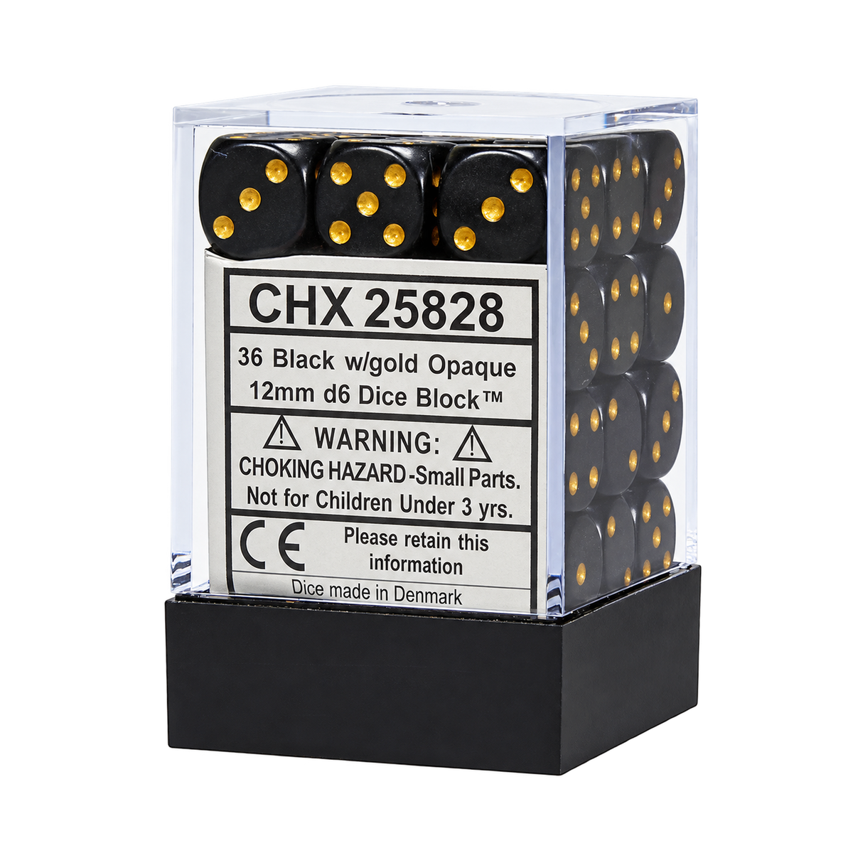 CHX25828 Opaque: Black/Gold