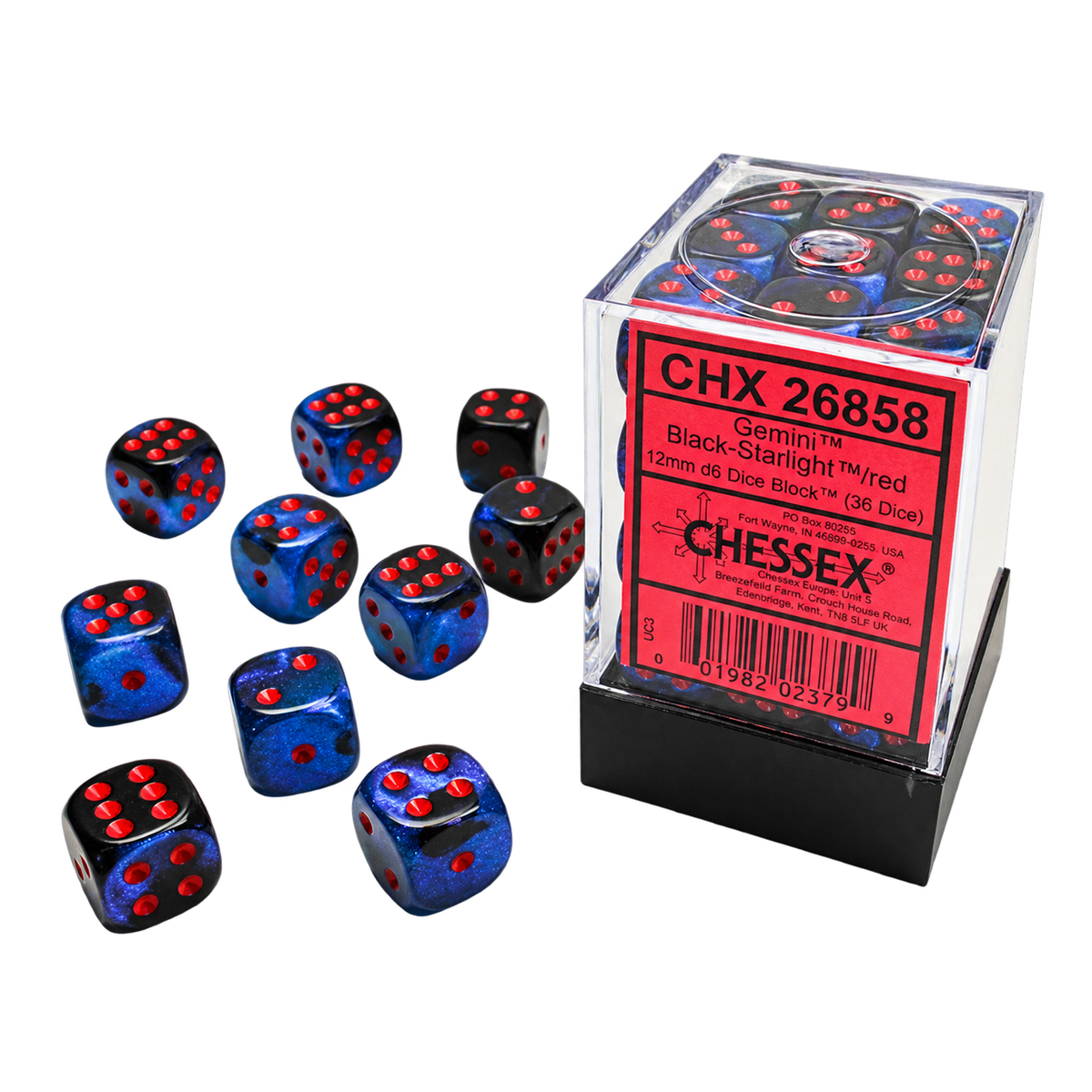 CHX26858 Gemini: Black-Starlight/Red