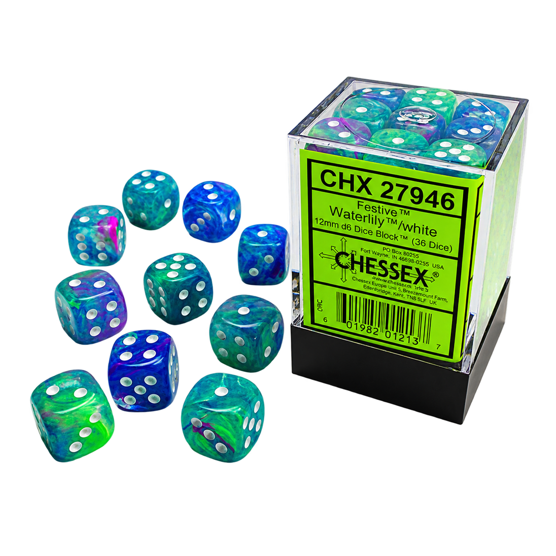 CHX27946 Festive: Waterlily/White