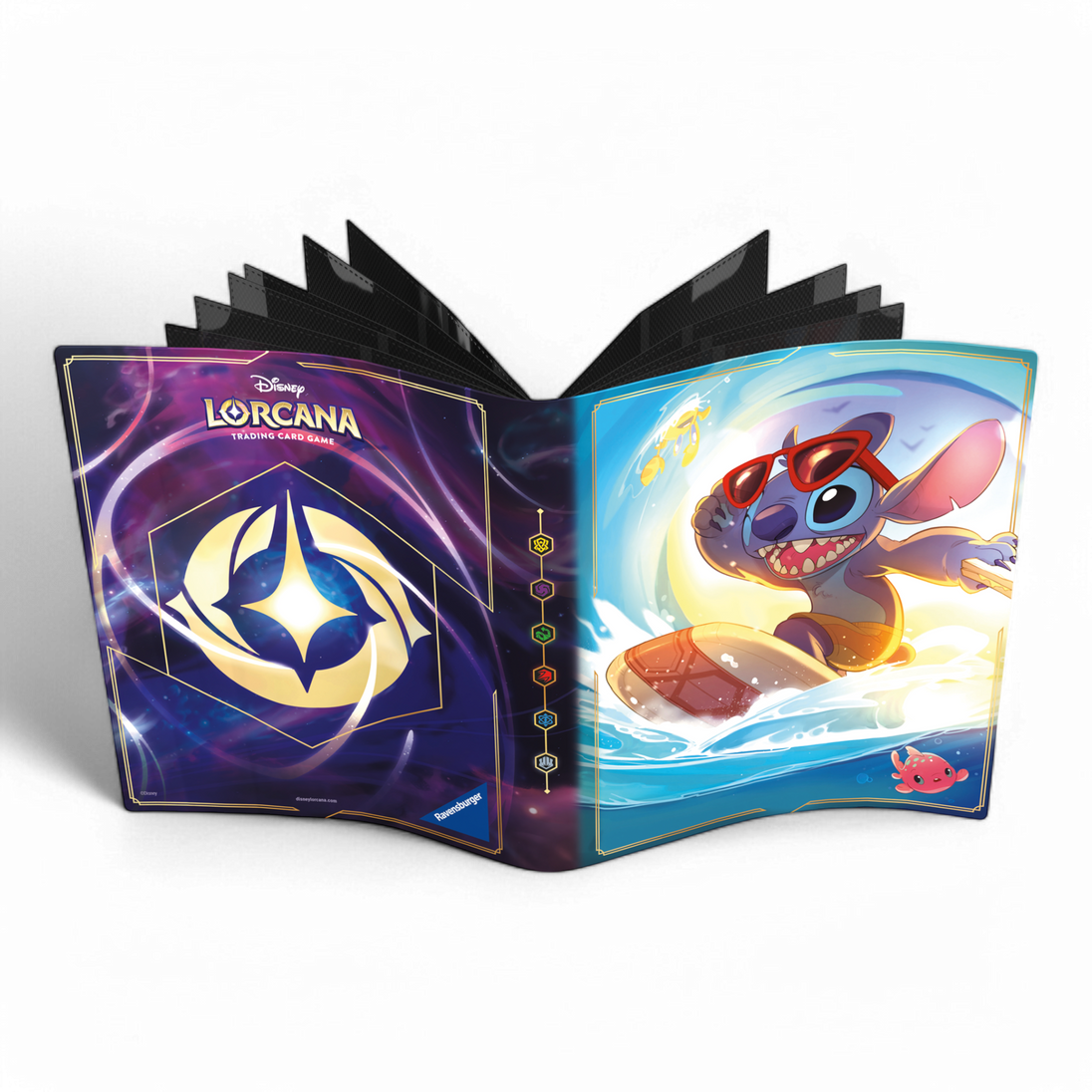 lorcana trading card binder Disney TCG Stitch Lorebook Portfolio Brand New Disney Lorcana Fabled Booster Box