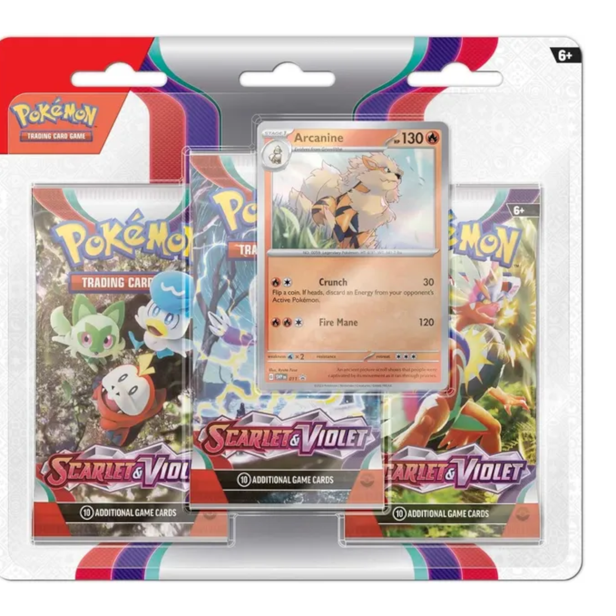 Scarlet & Violet: Base Set - 3 Pack Blister