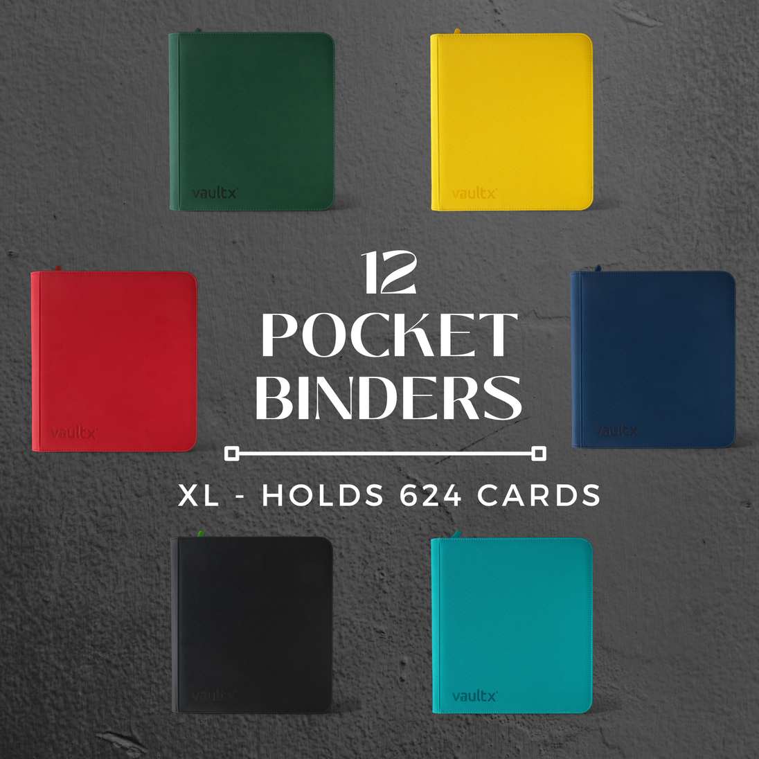 Vault X 12-Pocket XL Zip Binder for Trading Cards Vault X 12-Pocket XL Zip Binder for Trading Cards
