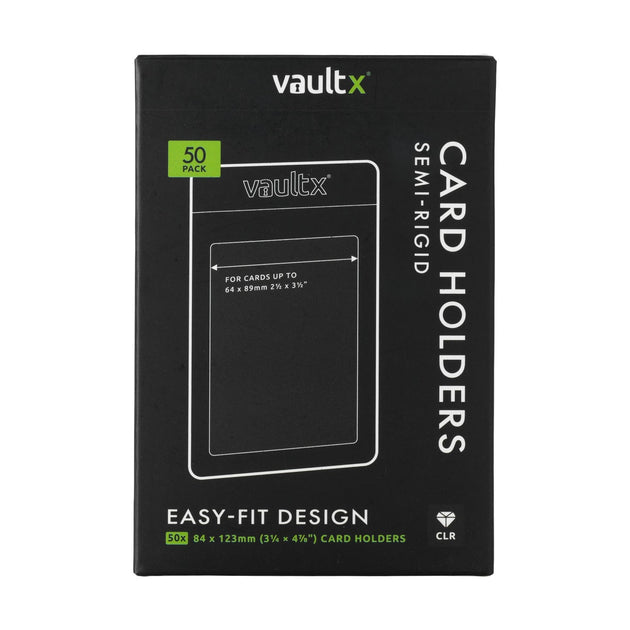 Vault X Semi-Rigid Card Holders (50 ct)