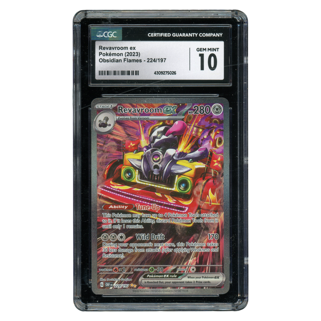 Pokemon Revavroom ex - CGC 10