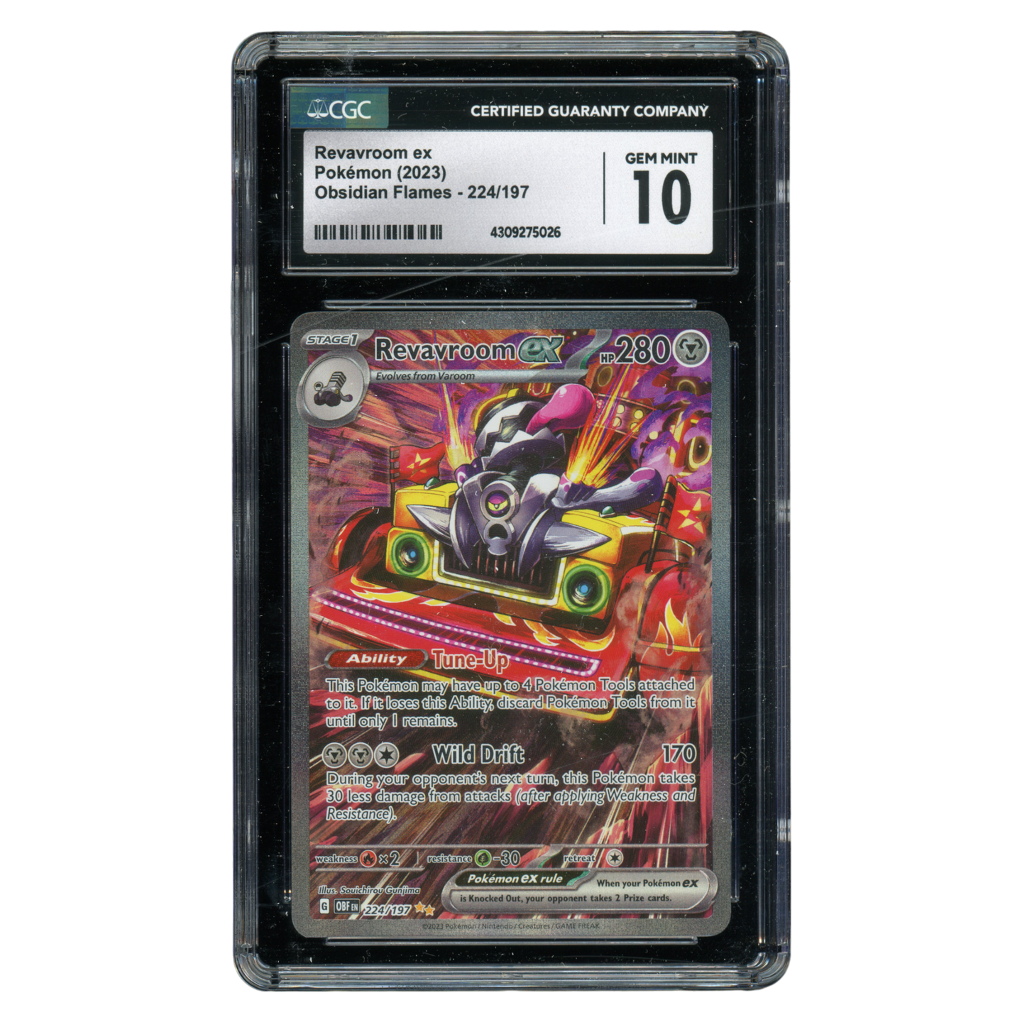 Pokemon Revavroom ex - CGC 10