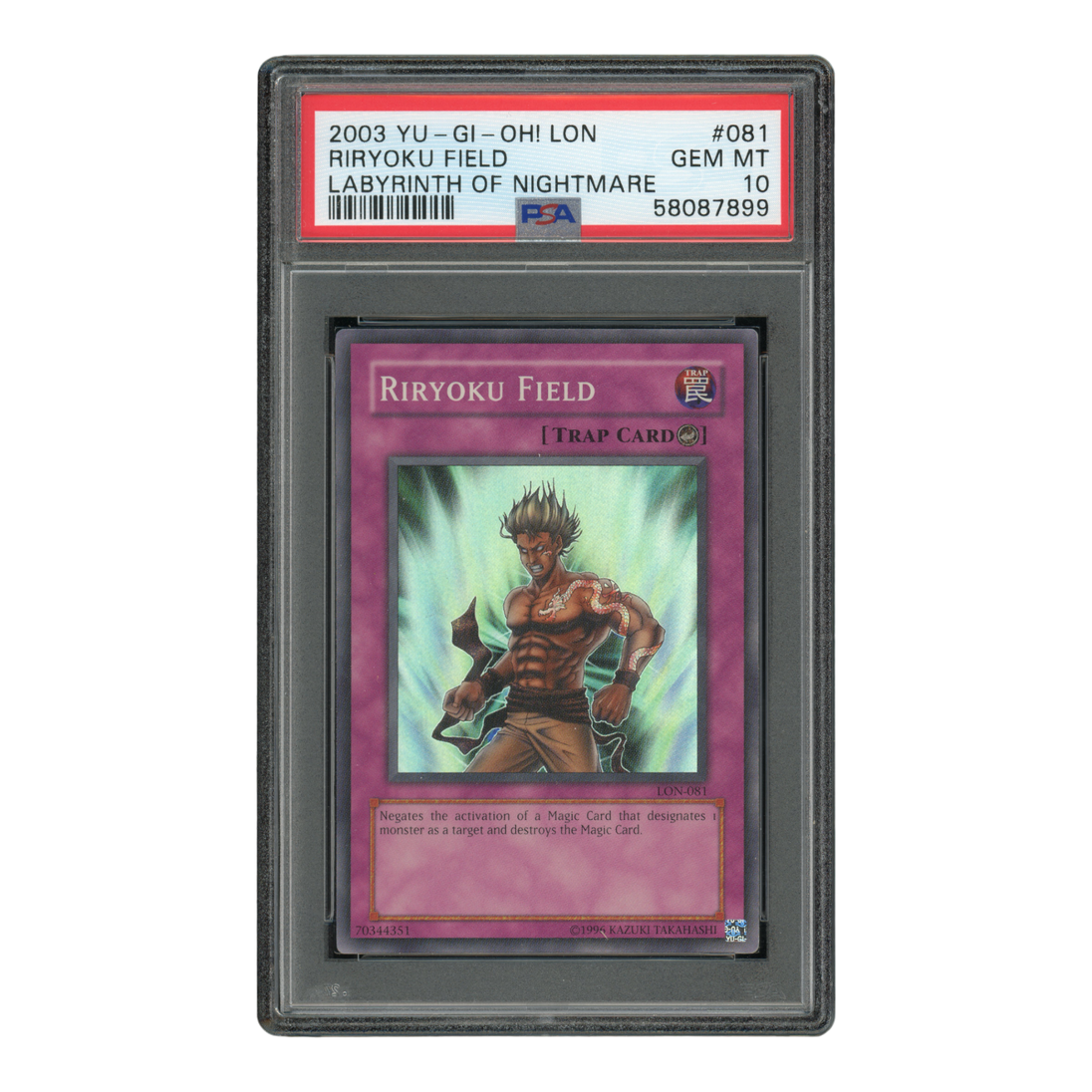 YuGiOh Riryoku Field - PSA 10