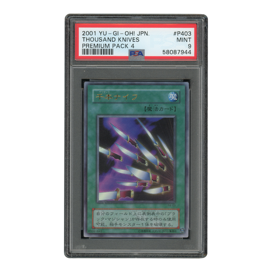 YuGiOh Thousand Knives - PSA 9